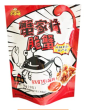 不逗喵 蟹家将脆蟹香辣味 休闲食品15g